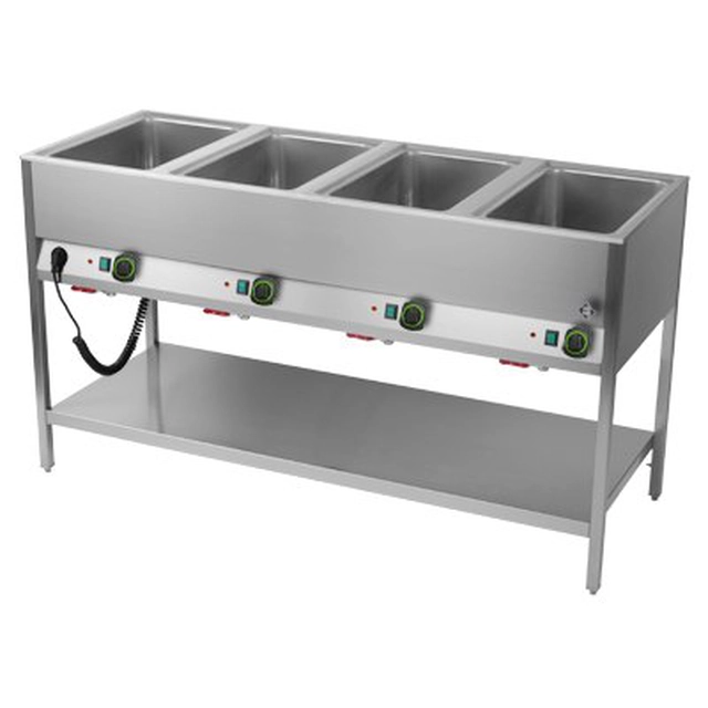 Stacionarna bain marie 4-komorowy