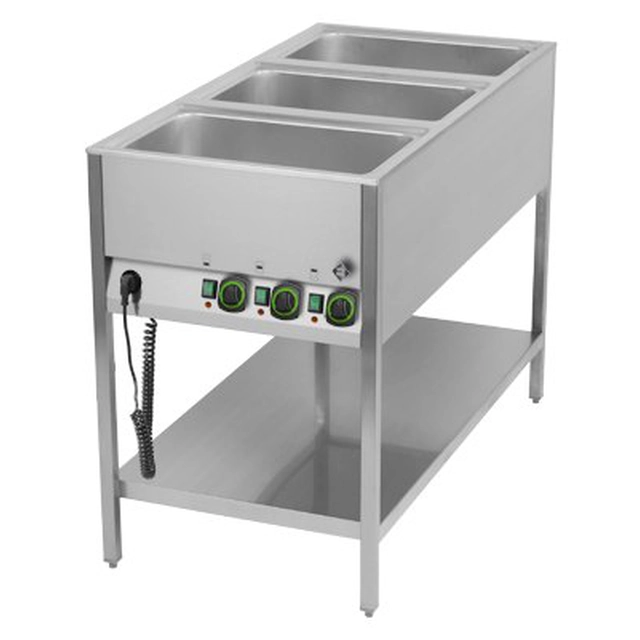 Stacionarus bain marie 3-komorowy