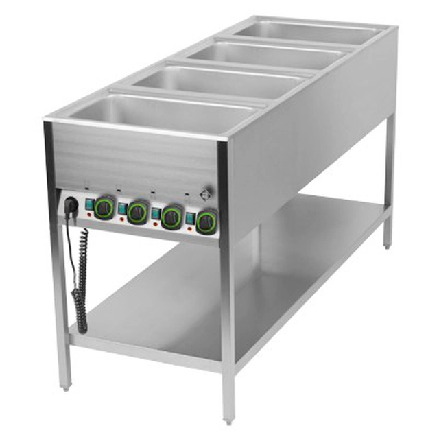 Stacionarus bain marie 4-komorowy