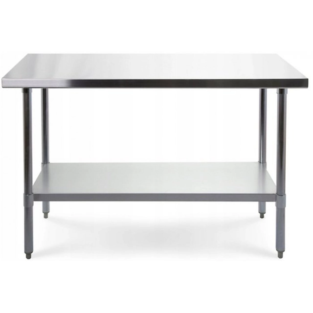 STAINLESS STAINLESS WORK TABLE, SCREWED, WITH DIMENSIONS 1200x600x850MM COOKPRO 640030006 640030006