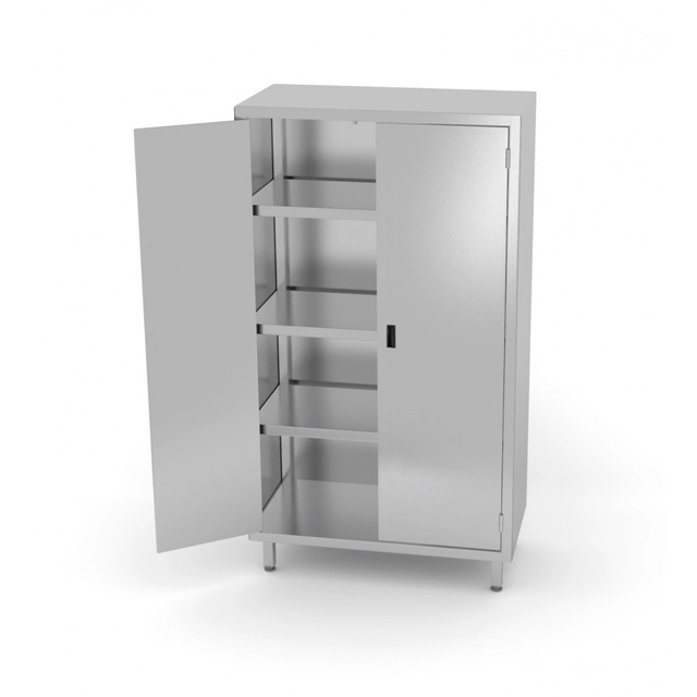 Stainless steel cabinet 70x70x180, hinged doors | Polgast