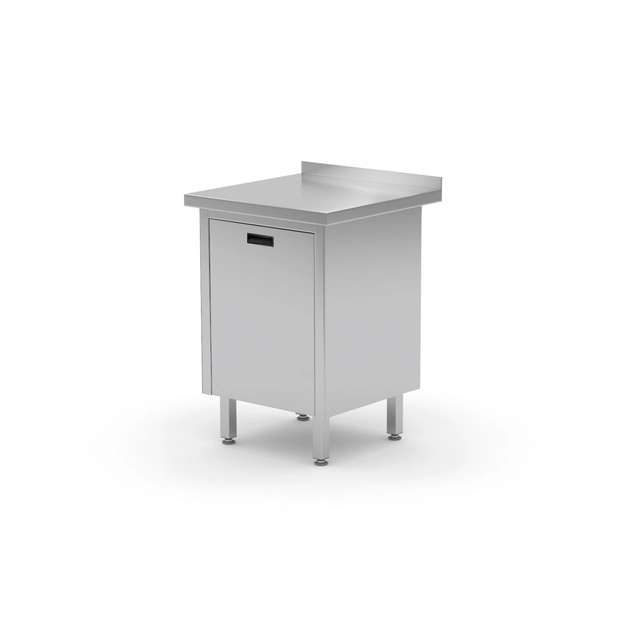 Stainless steel cabinet with a swing container 43x70x85 | Polgast