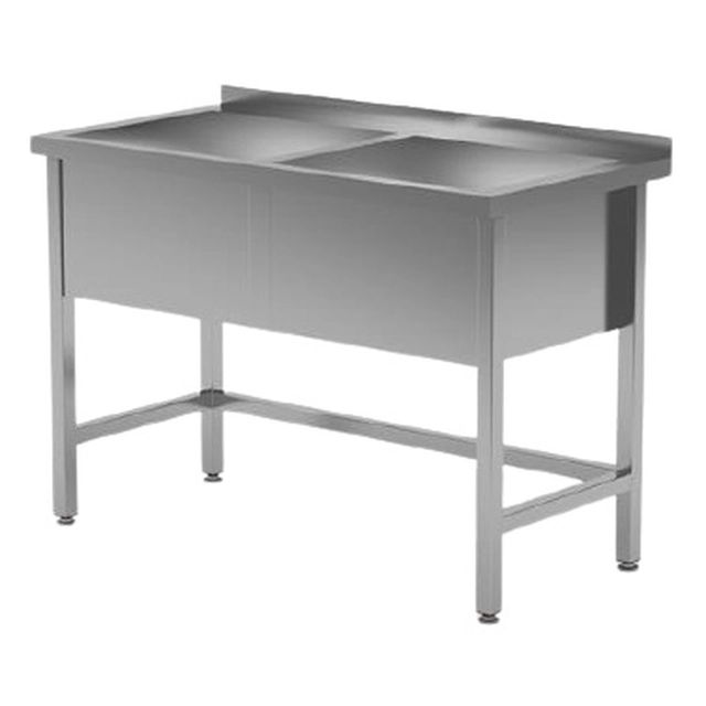 Stainless Steel Catering Pool 2-Komorowy 120x60 Hendi 813485