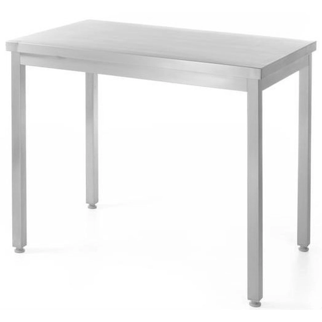 Stainless Steel Central Gastronomy Table 120x60 Hendi 811283