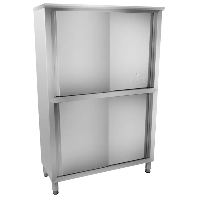 Stainless steel dish cabinet 120x180, depth 50cm