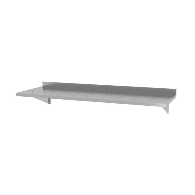 Stainless Steel Draining Shelf on Consoles 100x30 Polgast 382103-Perf