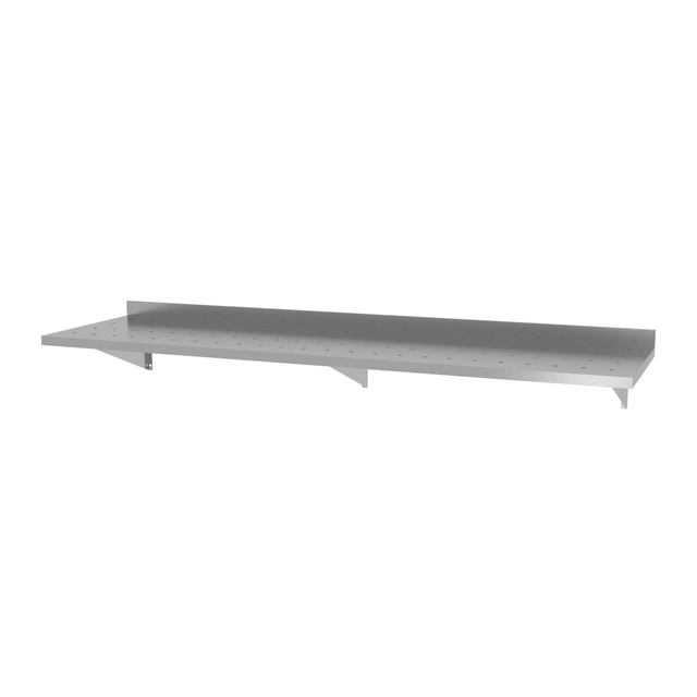 Stainless Steel Draining Shelf on Consoles 170x40 Polgast 382174-3-Perf