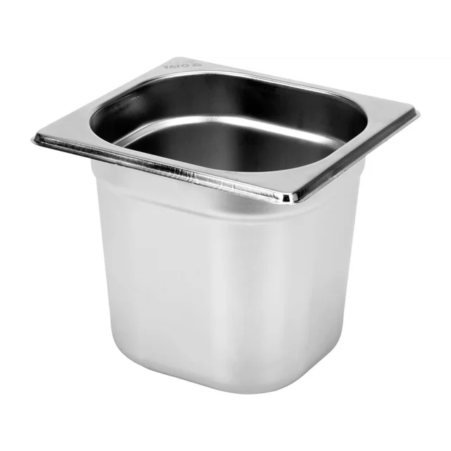 STAINLESS STEEL GASTRONOMIC CONTAINER GN 1/6 150MM 2,5L