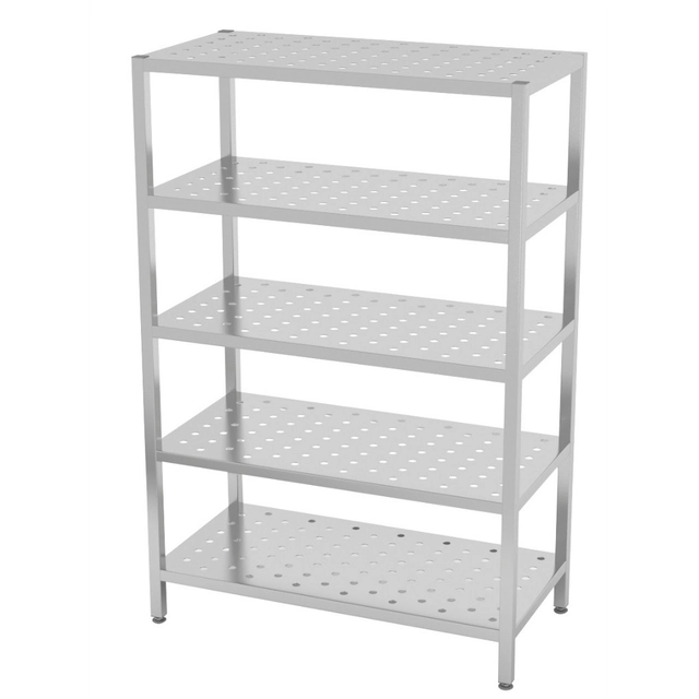 Stainless Steel Gastronomic Shelf 100x40x180 Perforated Polgast 345104