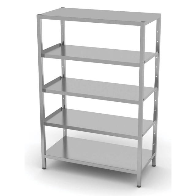 Stainless Steel Gastronomic Shelf 100x50x180 Adjustable Polgast 356105