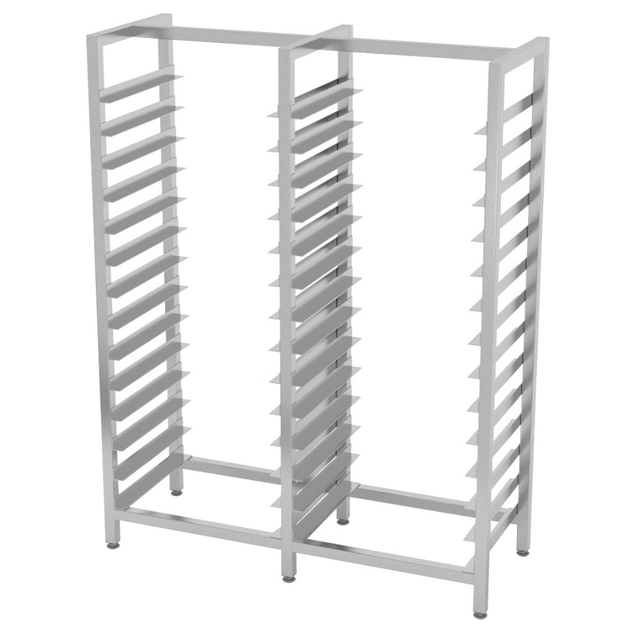 Stainless Steel Gastronomic Shelf for Containers 20x Gn 2/1 Polgast 372110