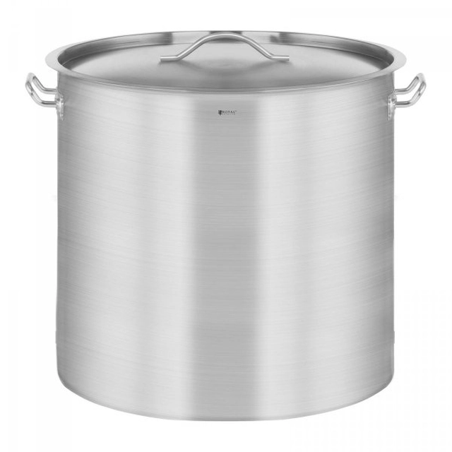 Stainless steel pot - 98l - ROYAL CATERING lid 10011002 RCST-98LI-E