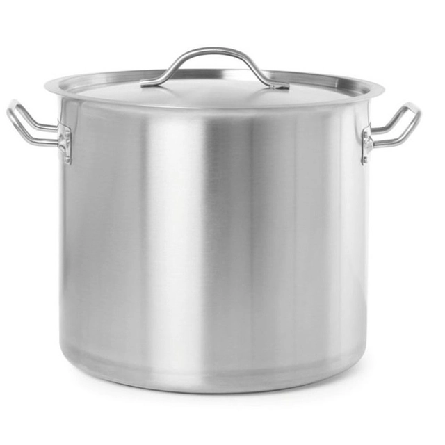 Stainless steel pot medium 24L | Hendi 832844