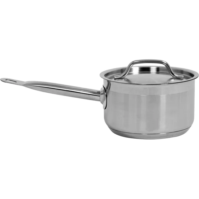 Stainless steel saucepan diameter 16cm 1,9L + cover