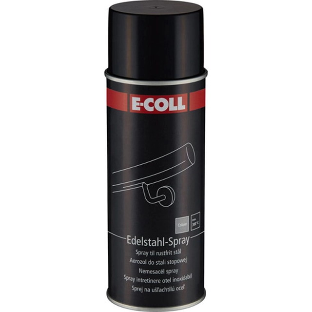 Stainless steel spray, 400 ml can, E-COLL EE