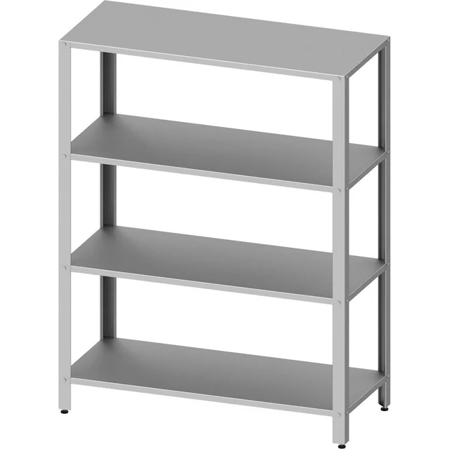 Stainless Steel Storage Rack Full Shelves 100x40x180 Stalgast 951884100