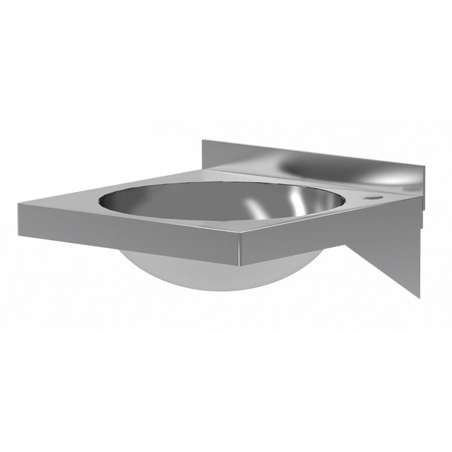 Stainless Steel Washbasin With Round Bowl 40 Depth 40 Polgast 201404-O