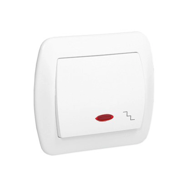 Stair switch with illuminated AW6L/11 White chord