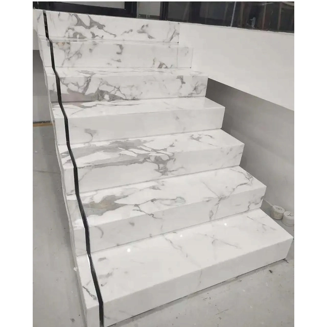 Stair tiles 100x30 MARBLE GLOSS glamor WHITE