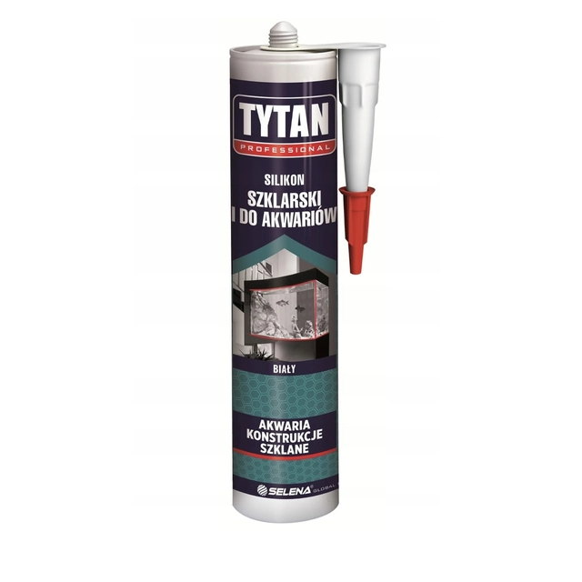 Staklo silikon Titan bijelo 280ml