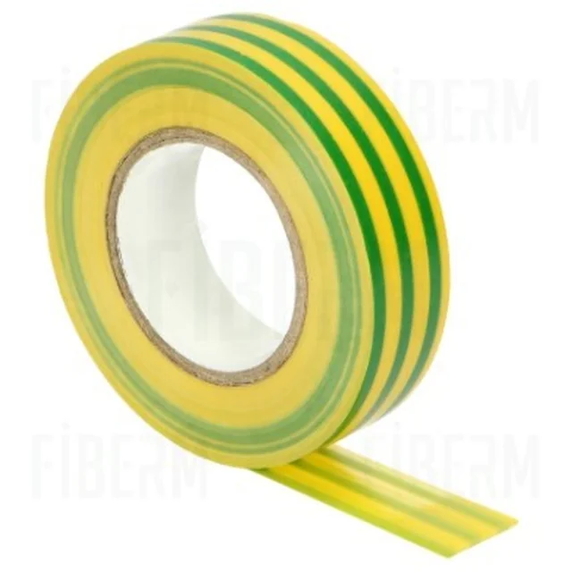 STALCO Yellow-green insulating tape 20m