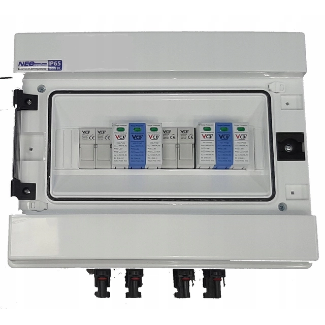 Ställverk 1000V DC 2 stringtrosa T1+T2