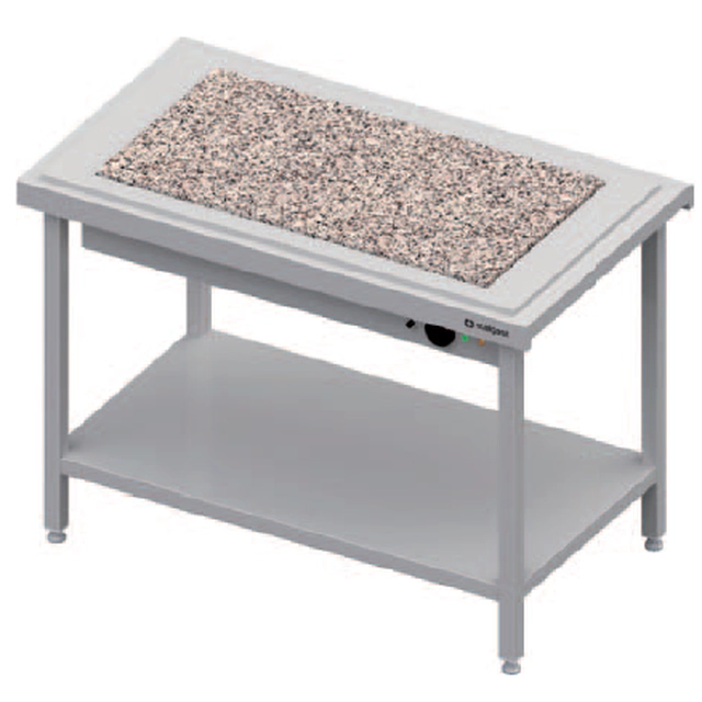 Stand with a GRANIT 4XGN1 / 1 | heating plate 1570x735x880mm