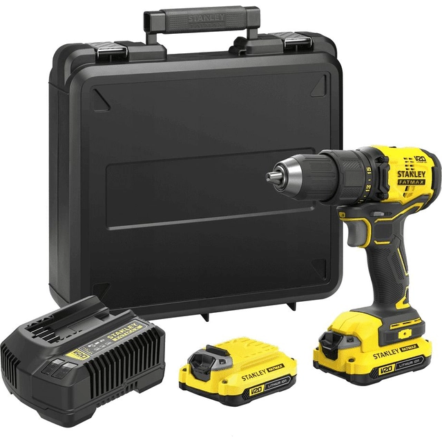 Stanley drill driver SFMCD710C2K 18 V 2 x battery 1.5 Ah