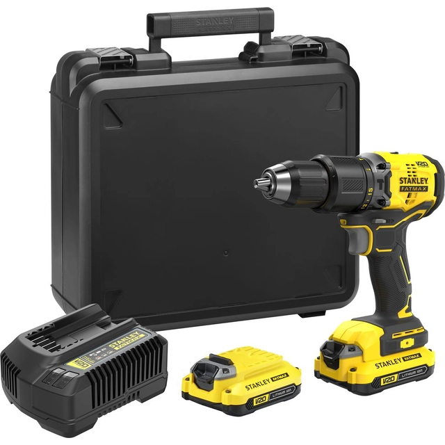 Stanley drill driver SFMCD715D2K 18 V 2 x battery 2 Ah