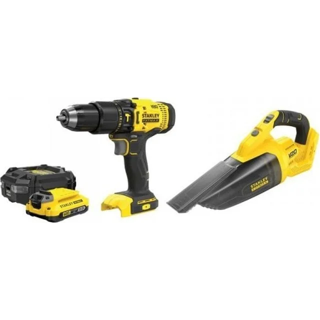 Stanley power tool set SET 18V V20 SFMCD711+SFMCVH001B 1*2.0AH (1 PCS)