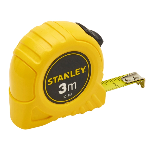 Stanley vouwband geel 3 m x 12,7 mm 130487