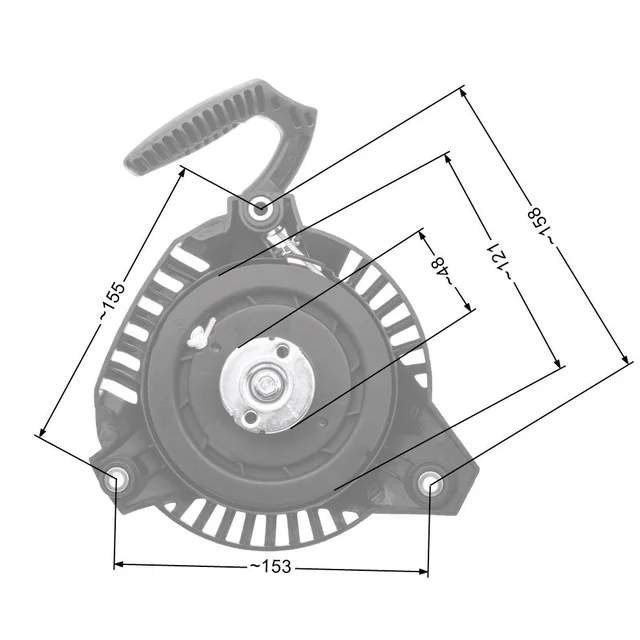 Starter Nac Hecht Castorama Lider Market Cortacésped Nz499