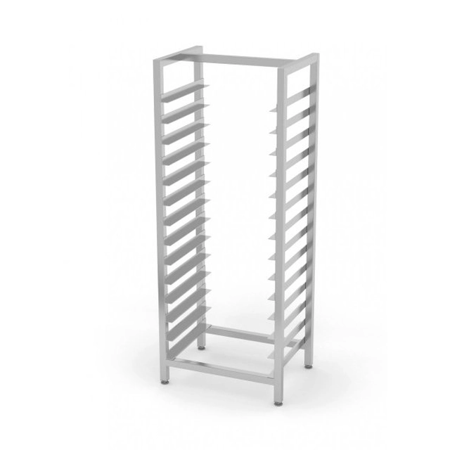 Stationäre Ablage für GN-Behälter und Backbleche 470 x 610 x 1800 mm POLGAST 360622 360622