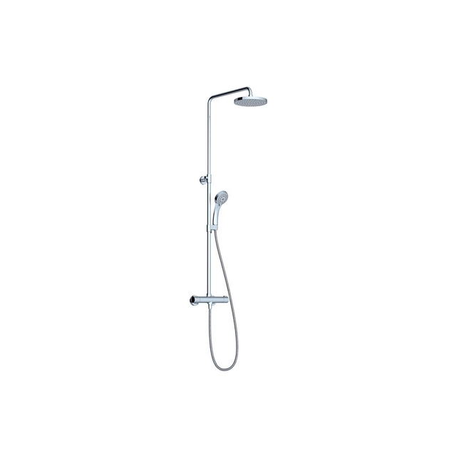 Stationary shower system Ravak Transformer, TE 091.00/150 with thermostatic faucet and shower set