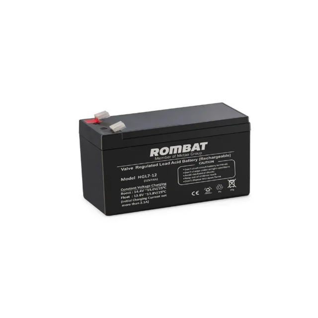 Statsionaarne aku 7A/12V Klemm F2 Romb – HGL12-7-F2