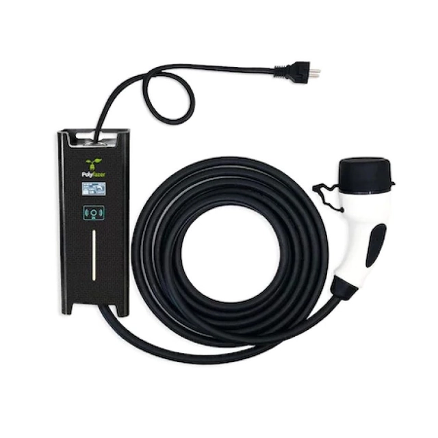 Stazione di ricarica portatile per auto elettriche, Tipo 2, 3.7kW, 16A, monofasico, Zencar