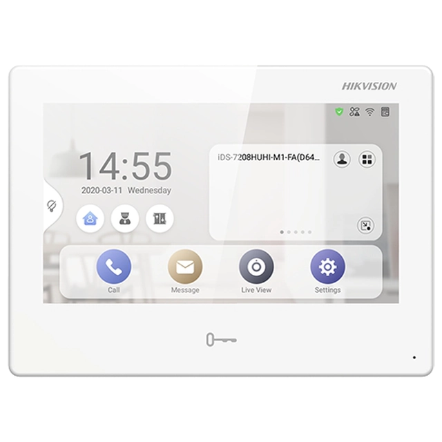 Stazione wireless TCP/IP tutto in uno, LCD TFT touch screen 10.1-inch - HIKVISION DS-KH9510-WTE1