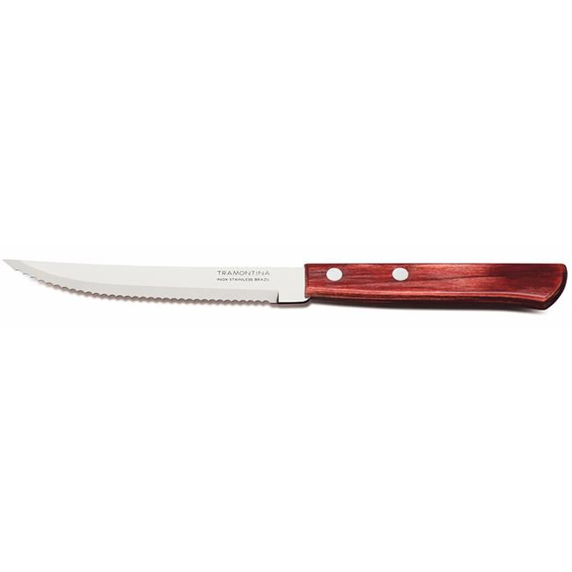 Steak/pizza knife set, blister, 6szt., Churrasco line, red