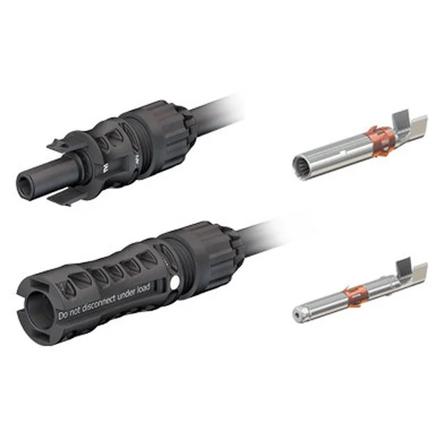 Stecker-Buchsen-Set MC4 EVO2 // Staubli EC/Multi-Contact MC-PV-KST4-EVO2 (-) und MC-PV-KBT4-EVO2 (+) // Kabelquerschnittsbereich 4mm2 und %p5 /% / /