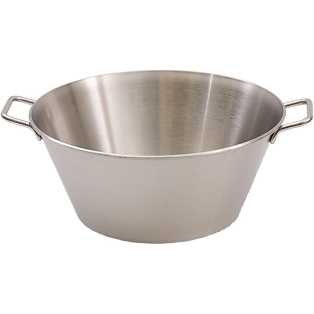 Steel kitchen bowl 21L Ø45 cm | Stalgast 083450