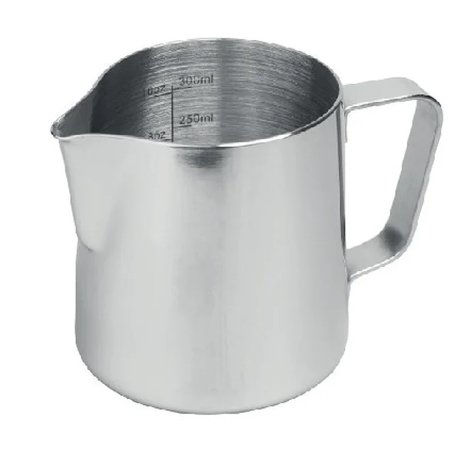 STEEL milk jug 0,4 l with measuring cup