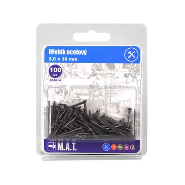 steel nail 30x2,0mm (100pcs)