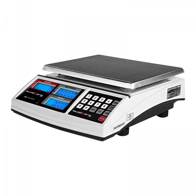 Steinberg Systems counting scale SBS-ZW-3001H 30kg graduation 1g white STEINBERG 10030069 SBS-ZW-3001H