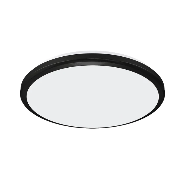 Стельовий герметичний світлодіодний світильник PLANAR LED 24W BLACK NW