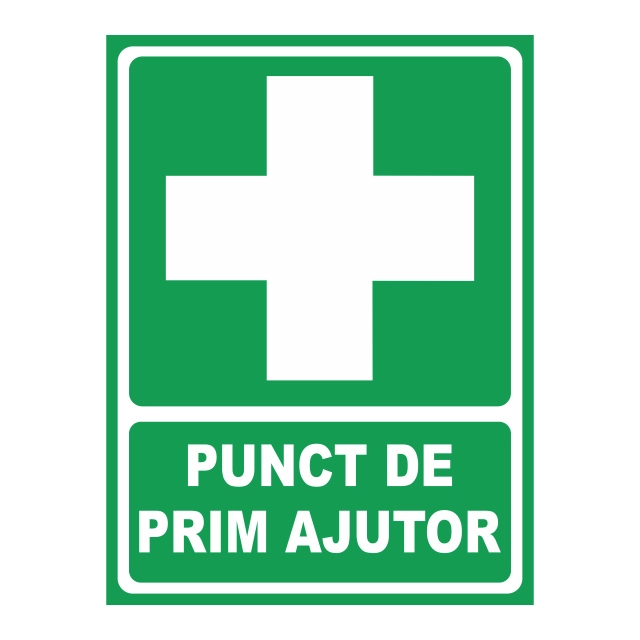 Sticker indicator - First aid kit, 20x26 cm