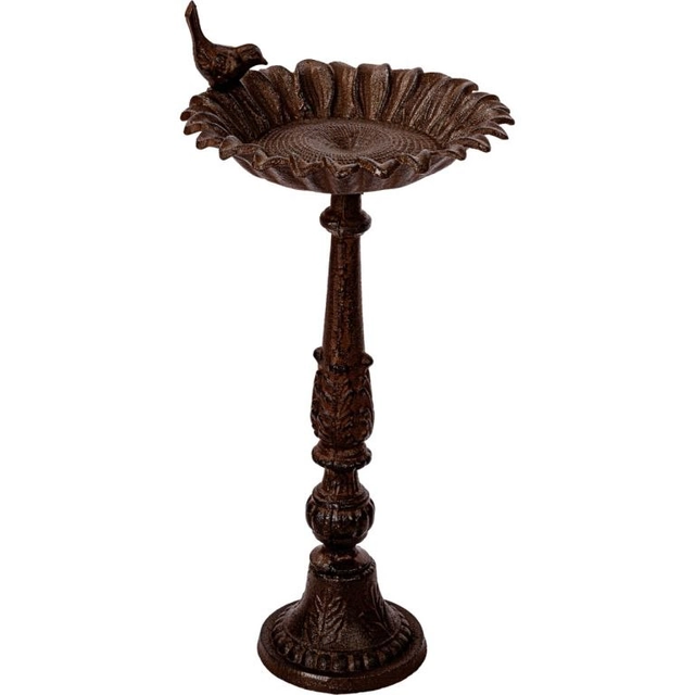 STILISTA Cast iron bird drinker 30 x 30 cm, antique bronze