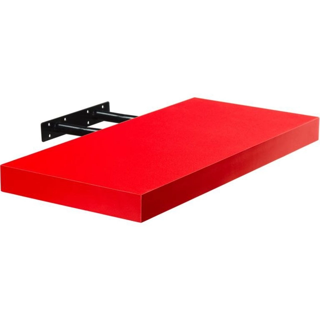 STILISTA Estante de pared Volato mate czerwona,110 cm