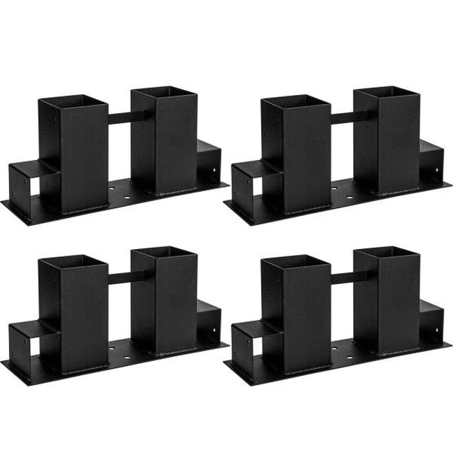 STILISTA Stacking aid 4 pieces, black