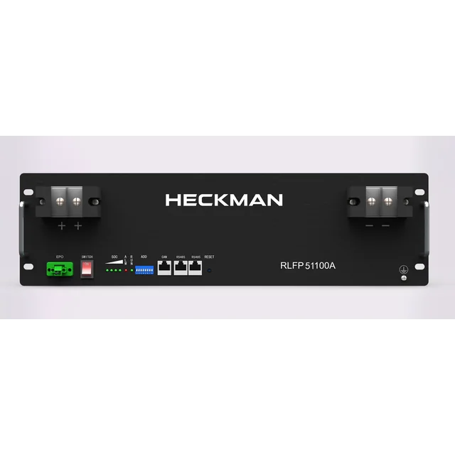 Stockage d'énergie Heckman RLFP51100A 5,12 kWh