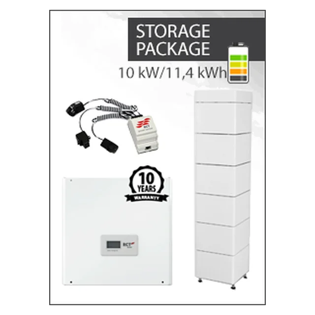 Stockage d'énergie RCT 10 kW + 11,4 kWh Pack batterie RCT Power